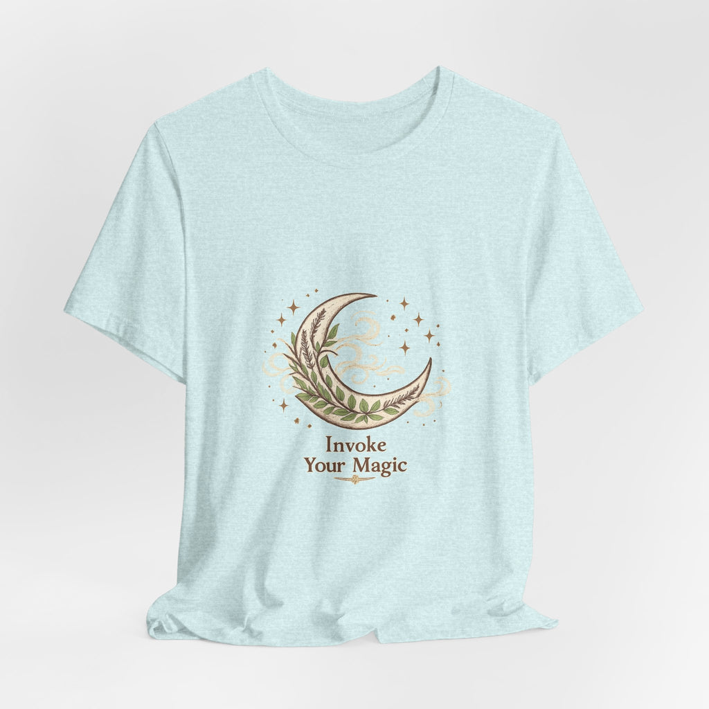 Women's Crescent Herbal Moon Phase T-Shirt - Astrology & Spiritual - 28$