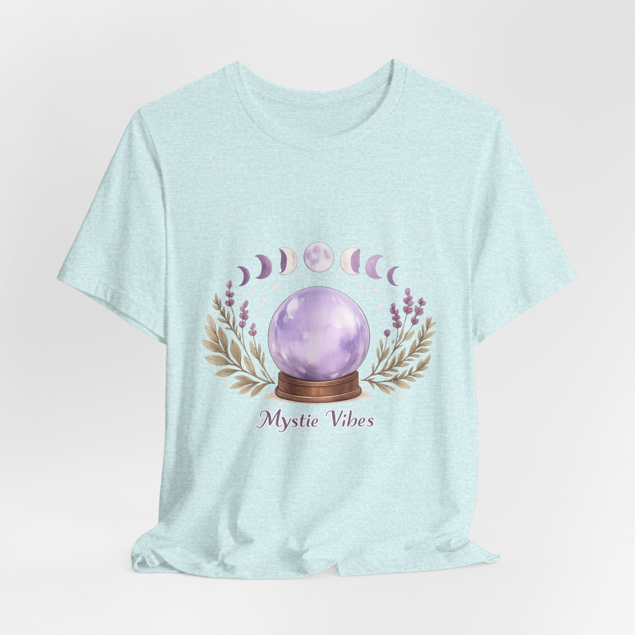 Women's Moon Phase Crystal Ball T-Shirt - Astrology & Spiritual - 28$