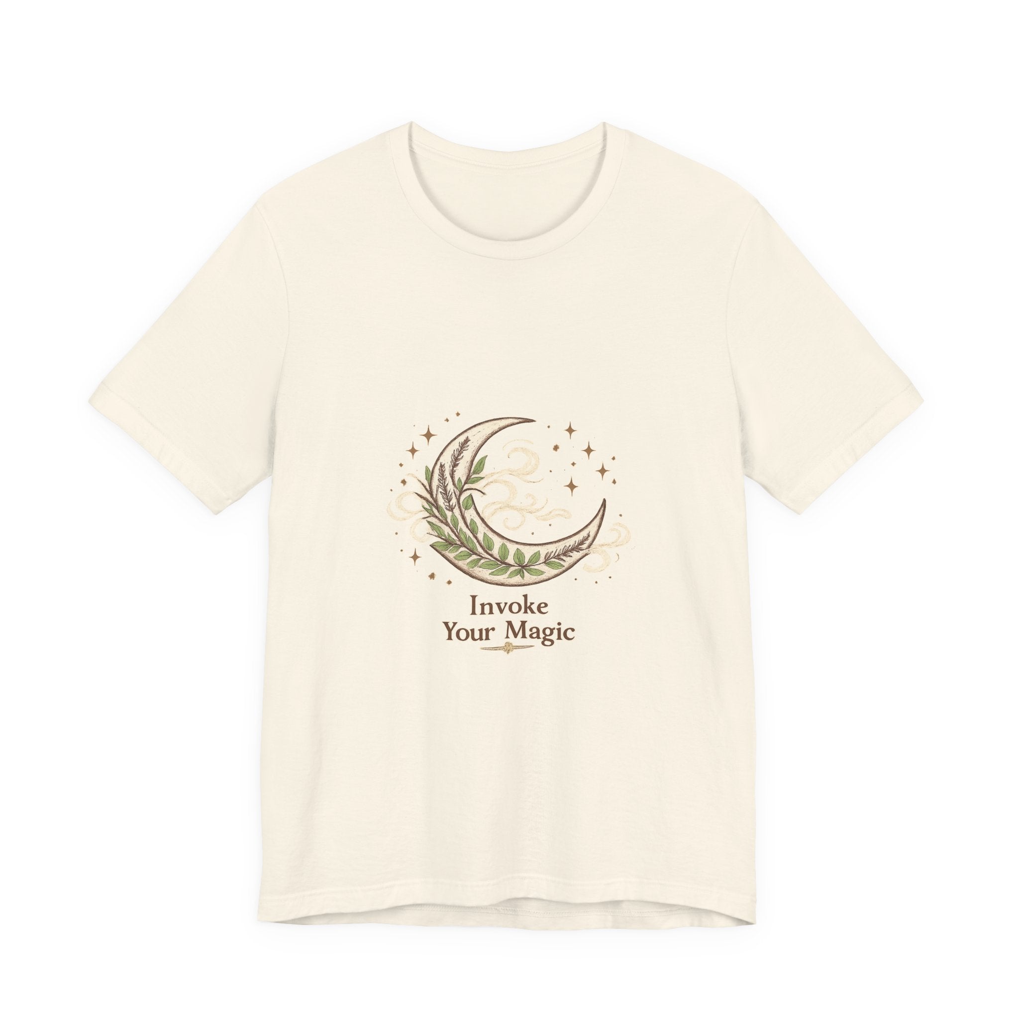 Women's Crescent Herbal Moon Phase T-Shirt - Astrology & Spiritual - 28$