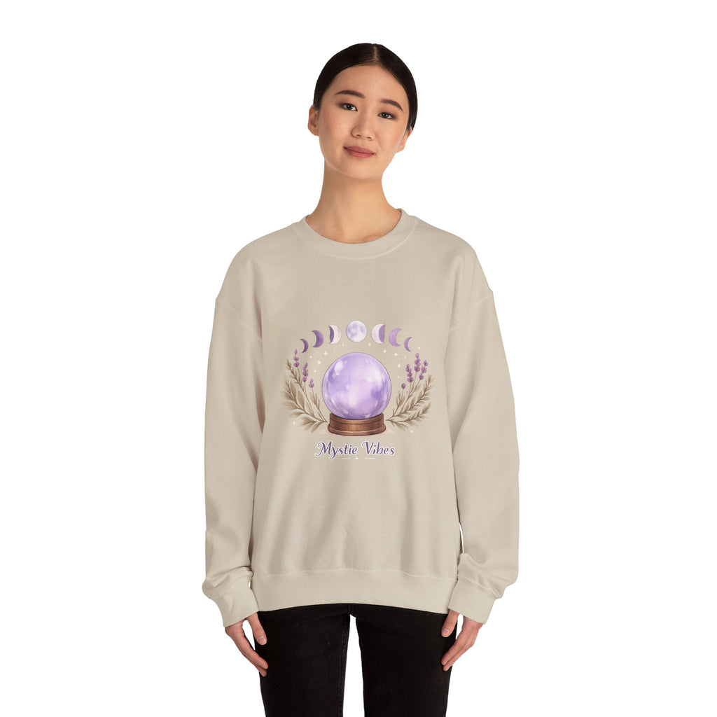 Women's Moon Phase Graphic Sweatshirt - Spiritual Astrology Design - 38$