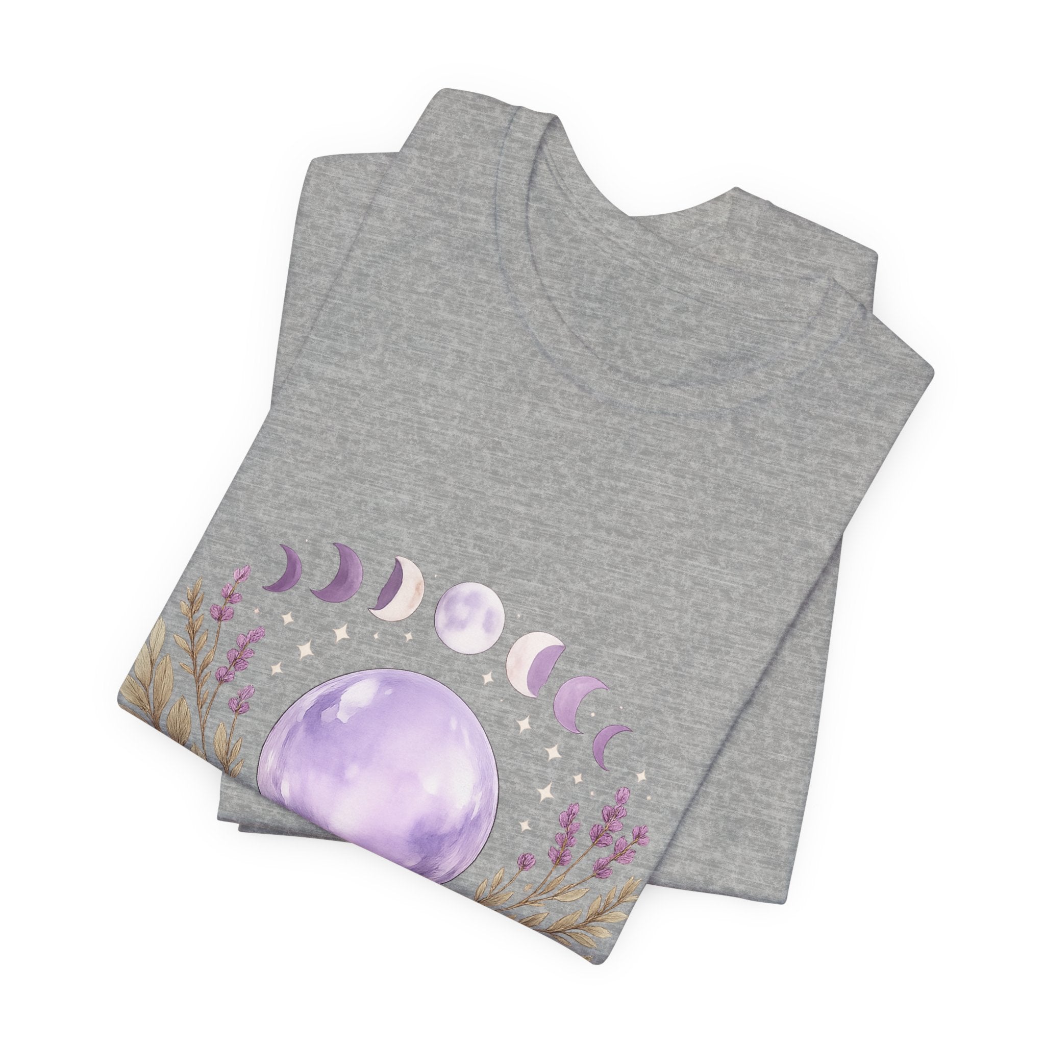 Women's Moon Phase Crystal Ball T-Shirt - Astrology & Spiritual - 28$