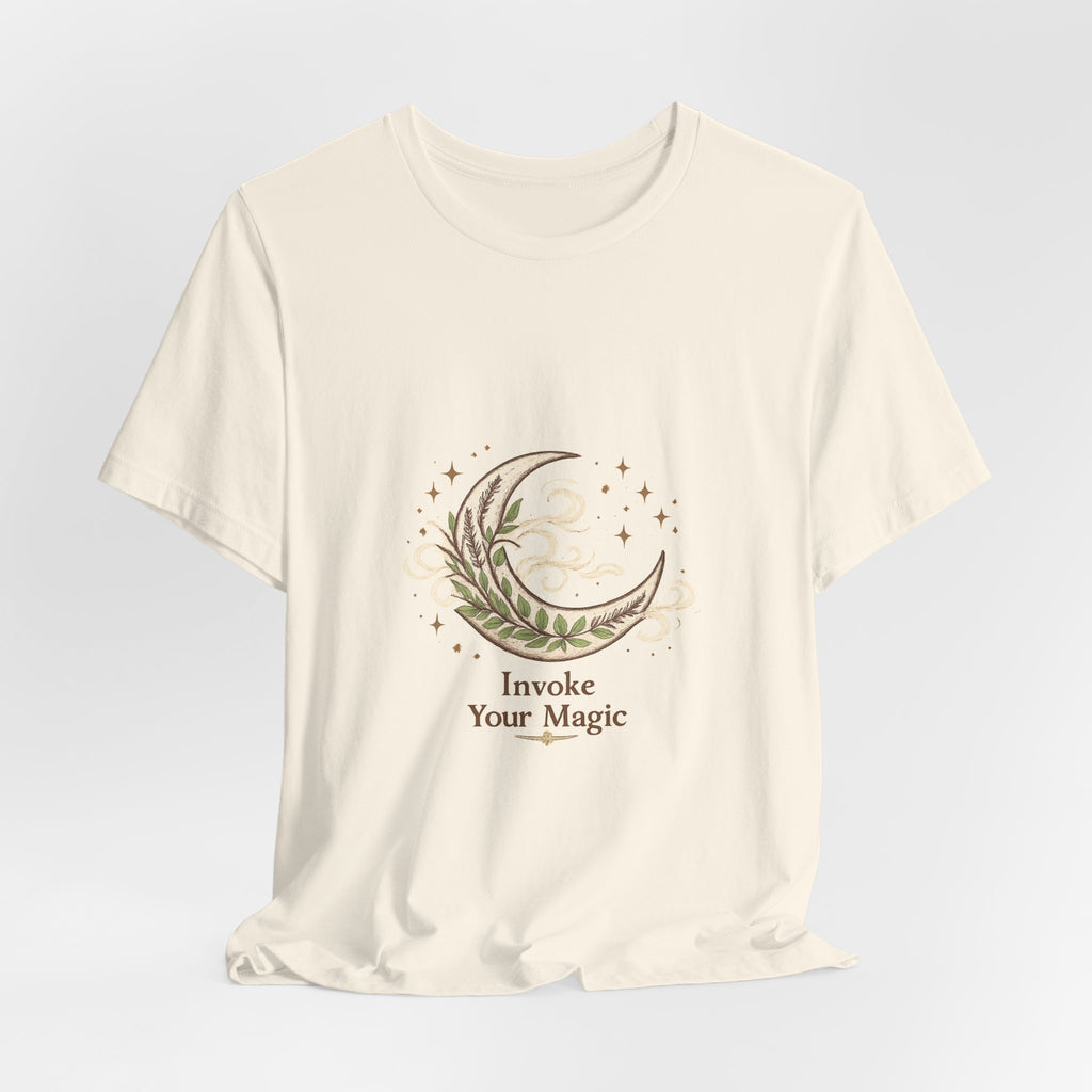 Women's Crescent Herbal Moon Phase T-Shirt - Astrology & Spiritual - 28$