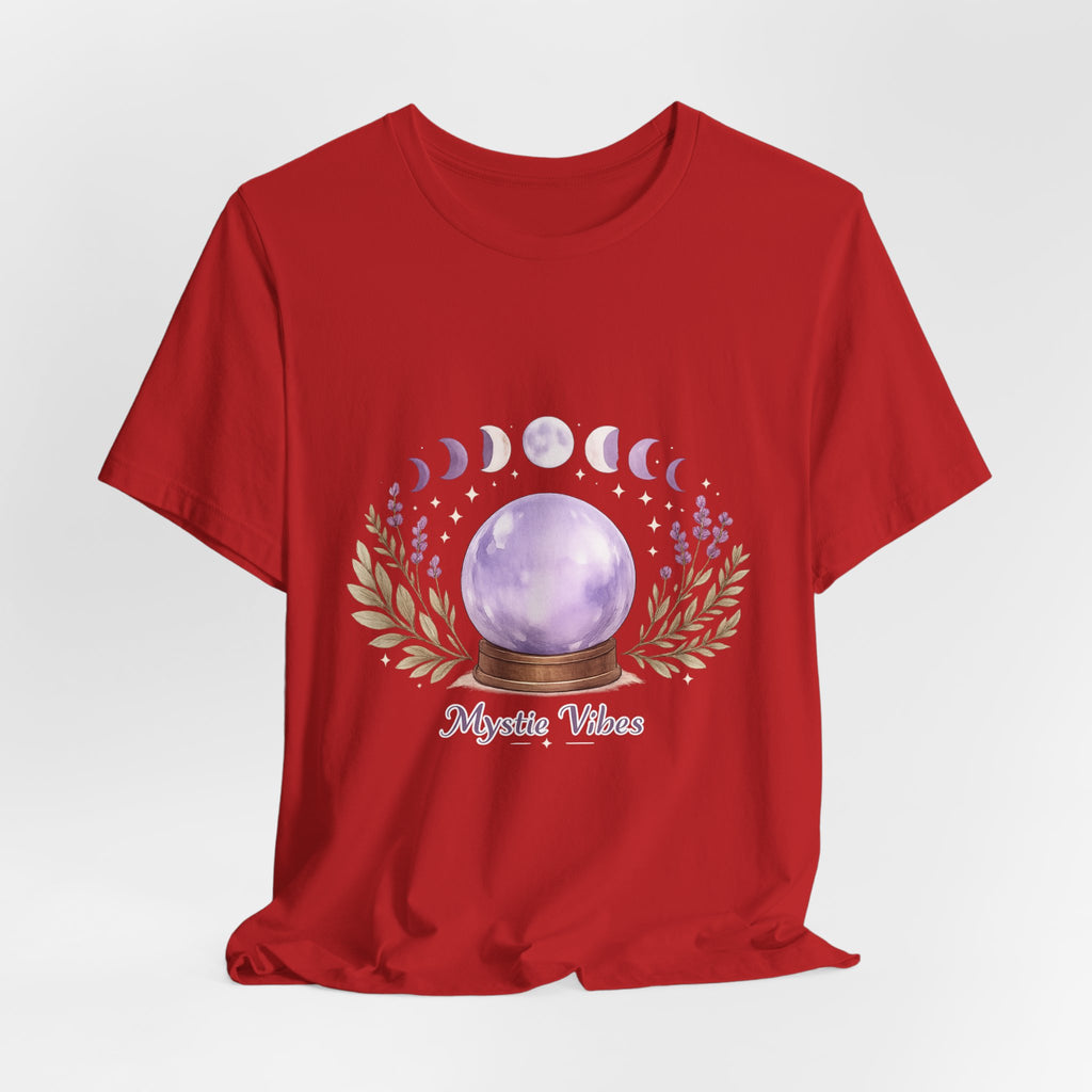 Women's Moon Phase Crystal Ball T-Shirt - Astrology & Spiritual - 28$
