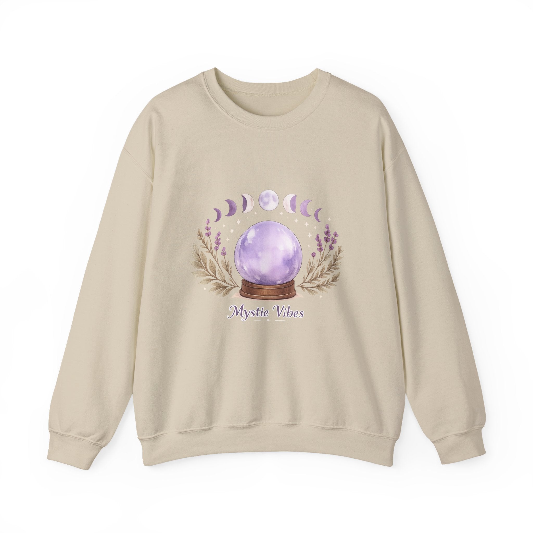 Women's Moon Phase Graphic Sweatshirt - Spiritual Astrology Design - 38$