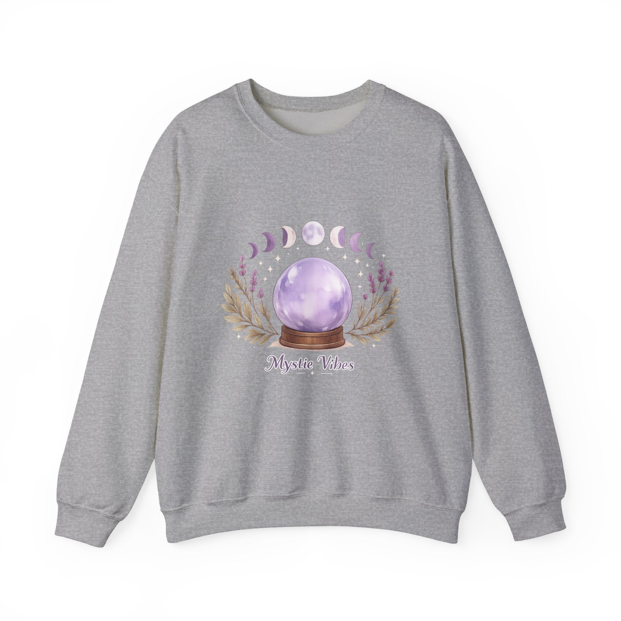 Women's Moon Phase Graphic Sweatshirt - Spiritual Astrology Design - 38$