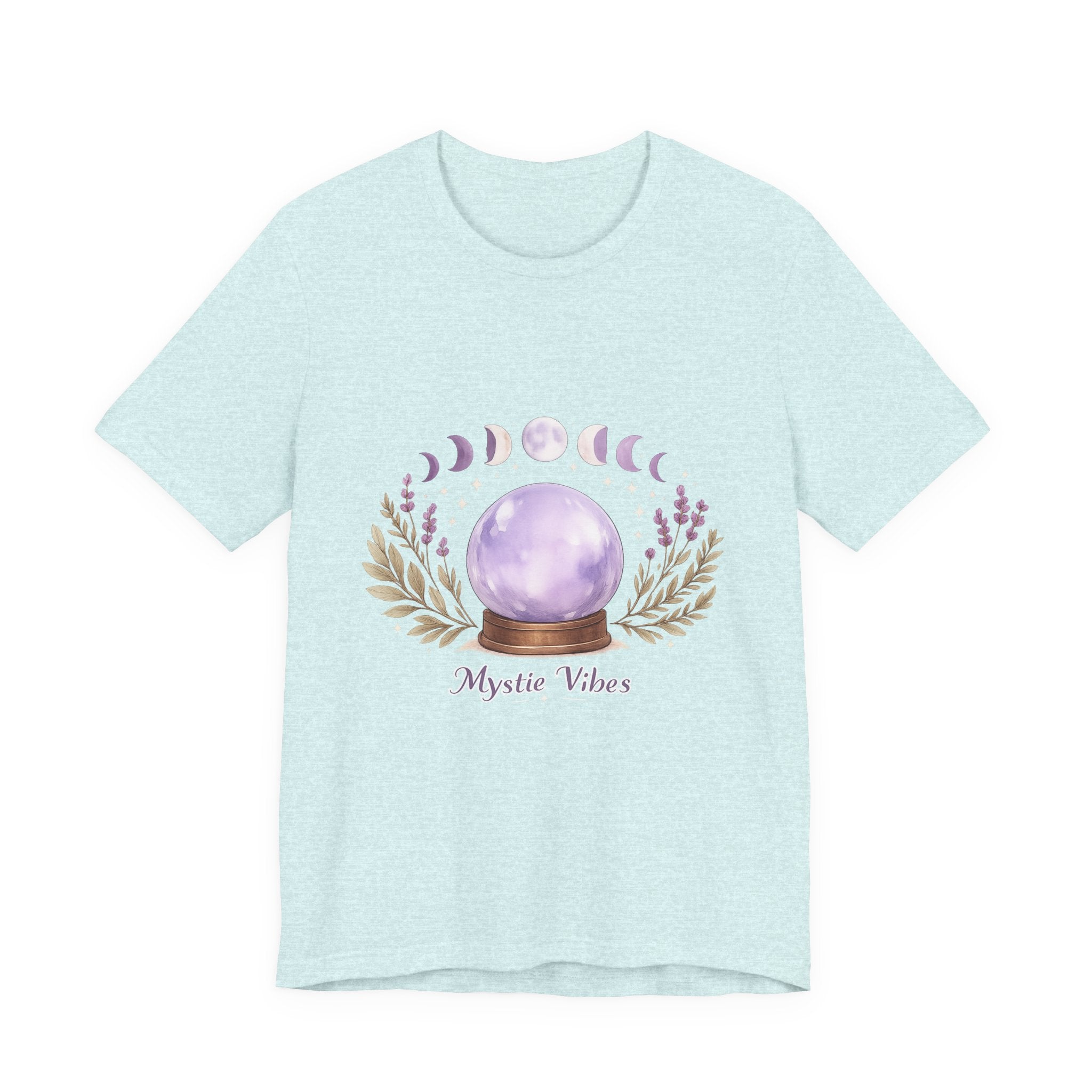 Women's Moon Phase Crystal Ball T-Shirt - Astrology & Spiritual - 28$