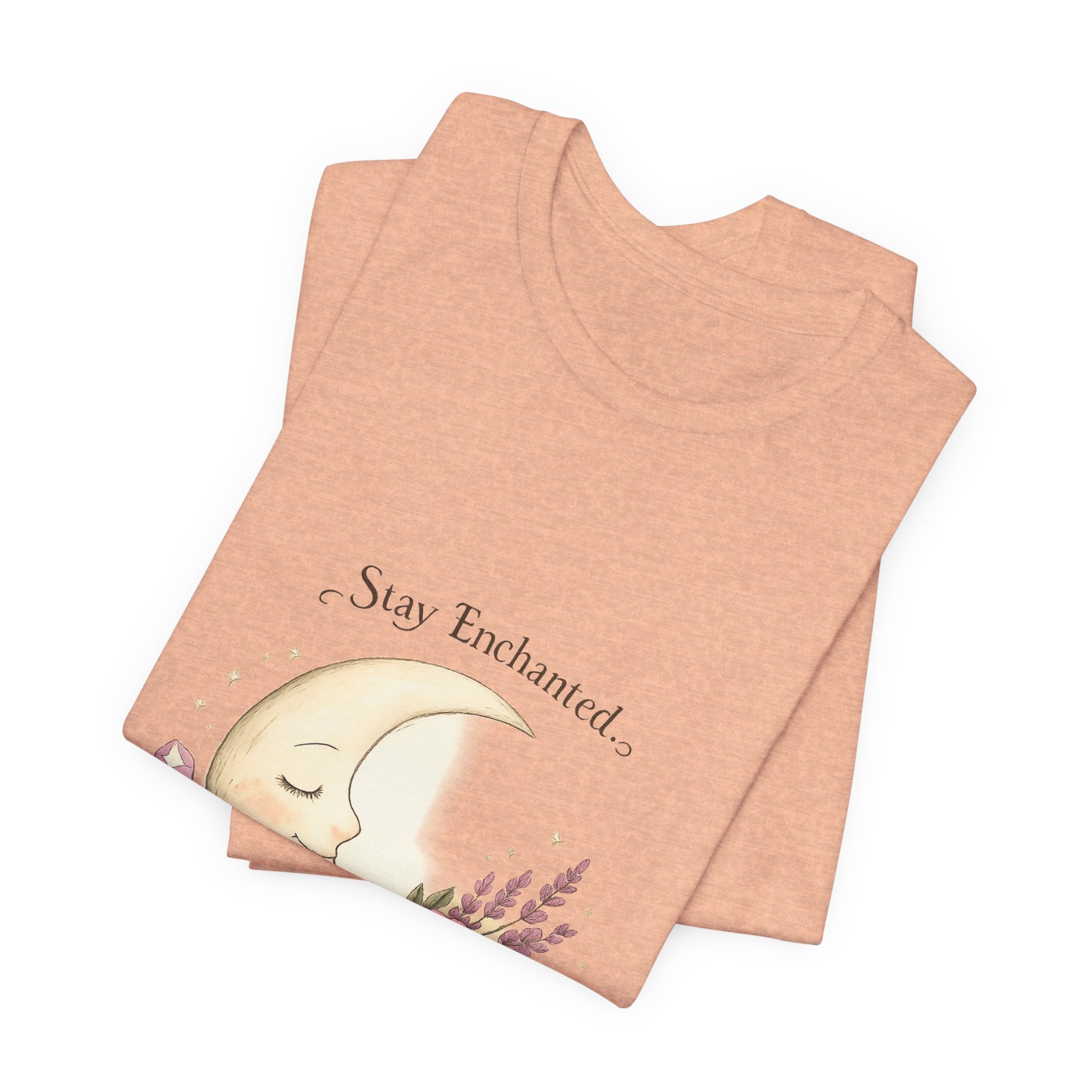 Women's Crescent Floral Moon Phase T-Shirt - Astrology & Spiritual - 28$