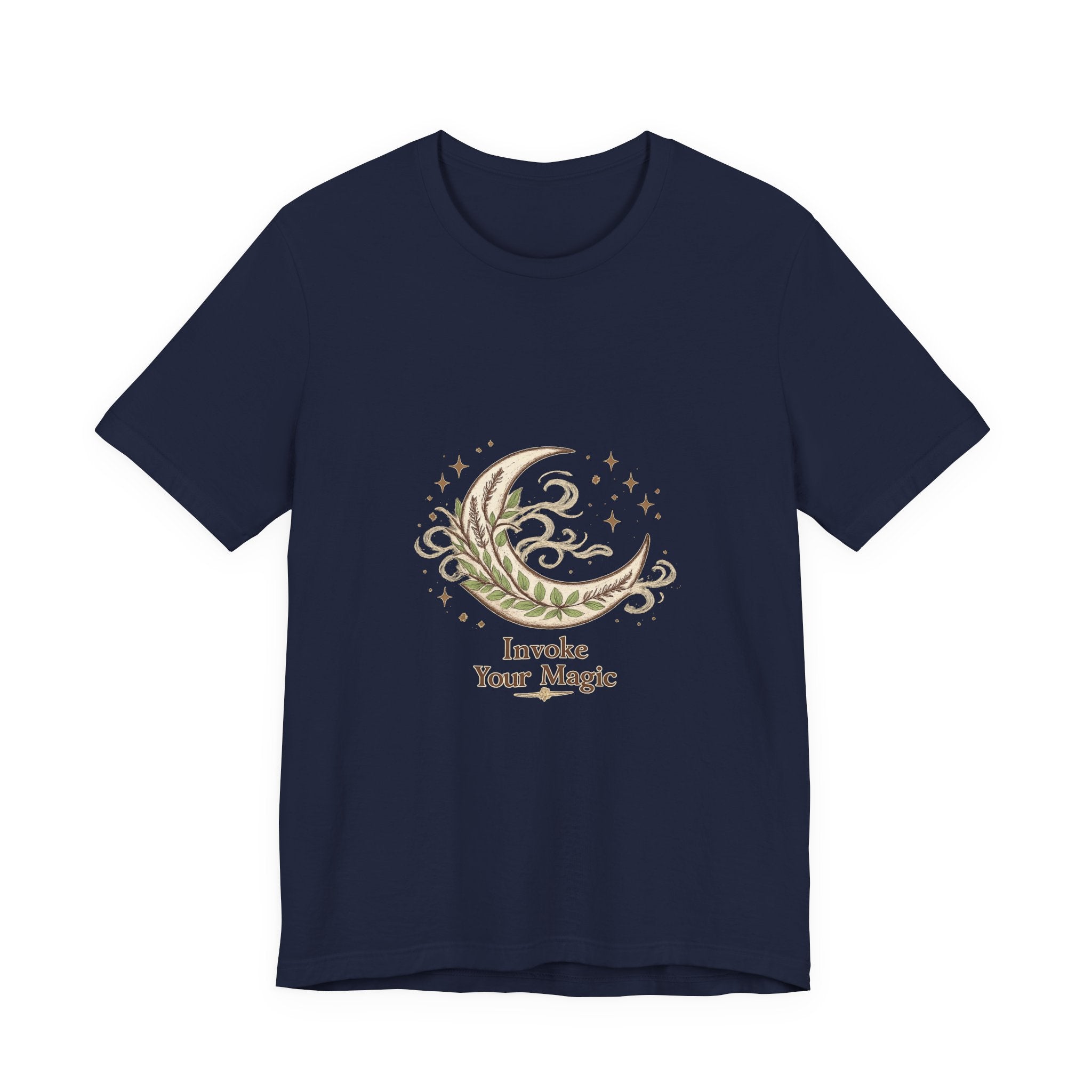 Women's Crescent Herbal Moon Phase T-Shirt - Astrology & Spiritual - 28$