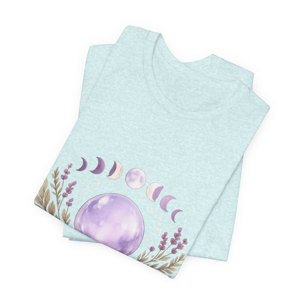 Women's Moon Phase Crystal Ball T-Shirt - Astrology & Spiritual - 28$