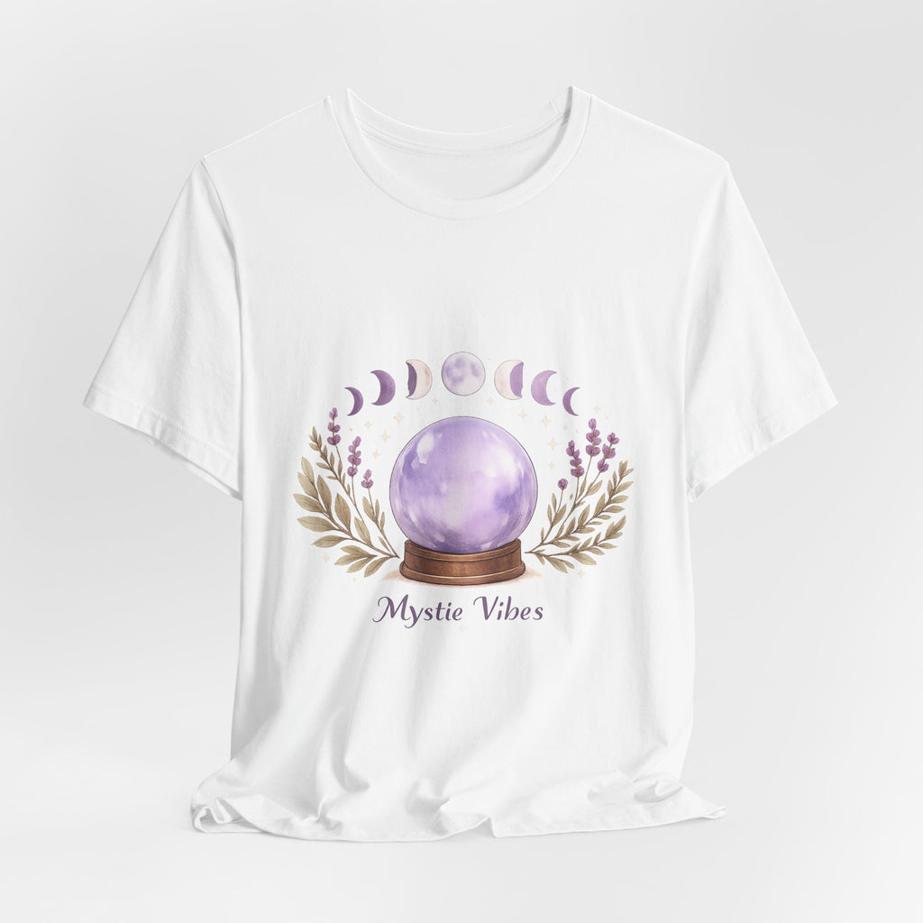 Women's Moon Phase Crystal Ball T-Shirt - Astrology & Spiritual - 28$