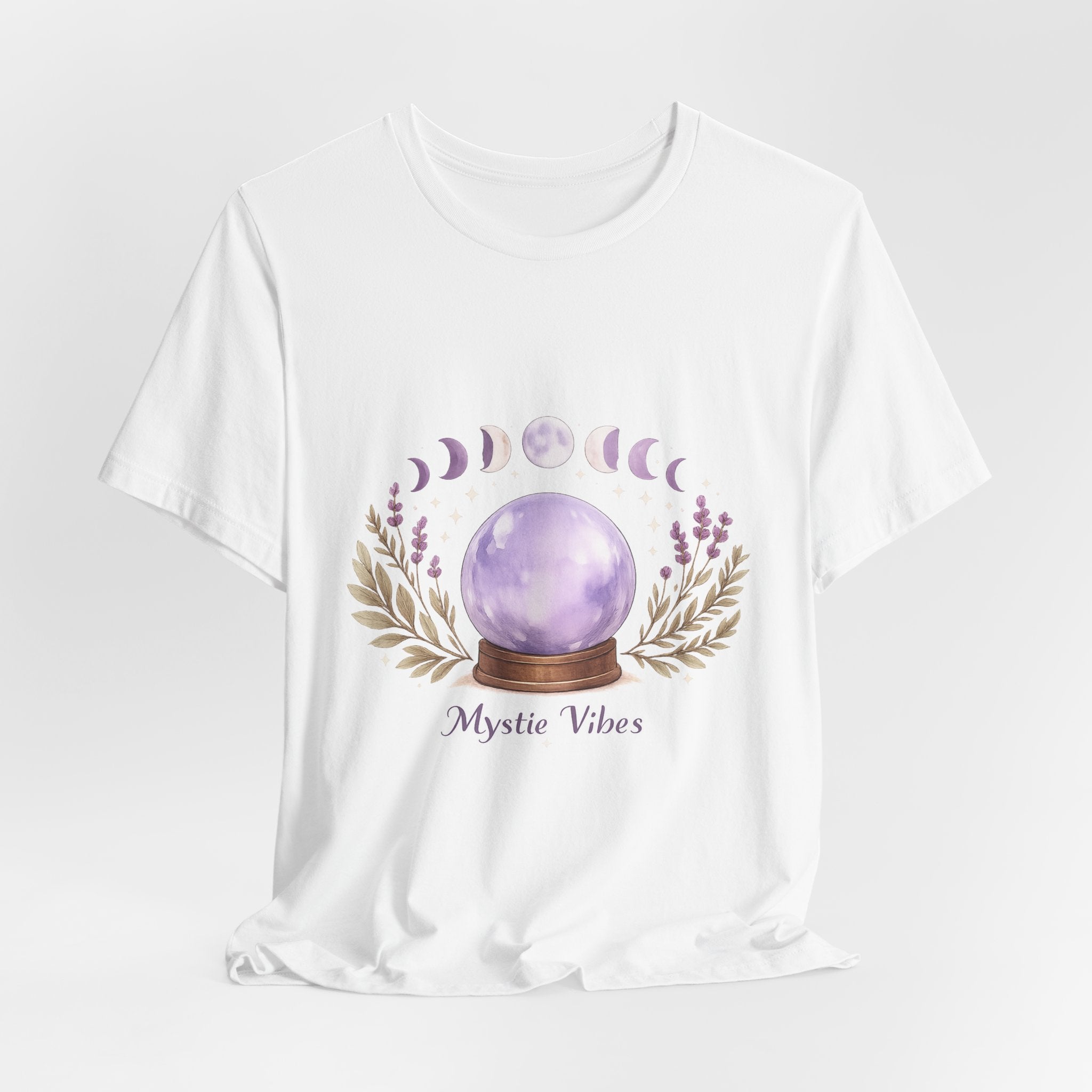 Women's Moon Phase Crystal Ball T-Shirt - Astrology & Spiritual - 28$