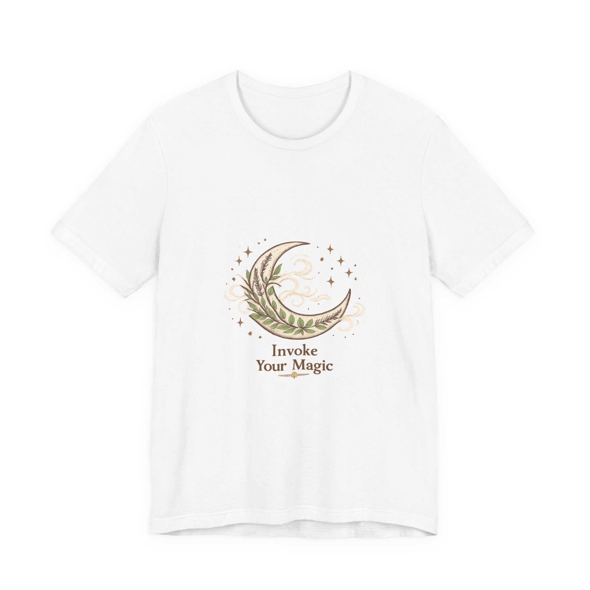 Women's Crescent Herbal Moon Phase T-Shirt - Astrology & Spiritual - 28$
