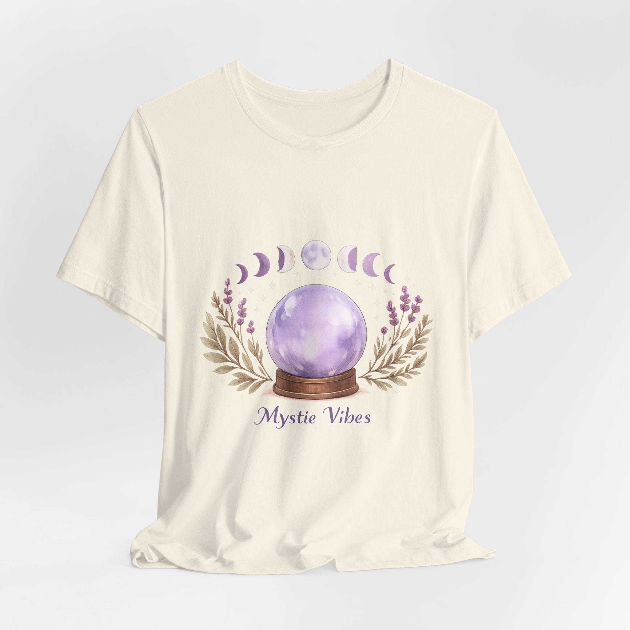Women's Moon Phase Crystal Ball T-Shirt - Astrology & Spiritual - 28$