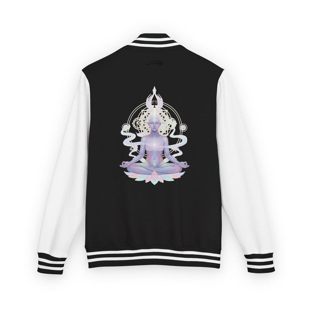 Women’s Mystic Lotus Varsity Jacket – Spiritual Streetwear - 91,70$