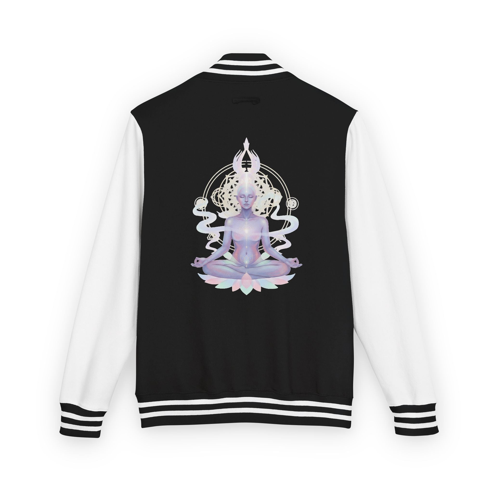 Women’s Mystic Lotus Varsity Jacket – Spiritual Streetwear - 91,70$