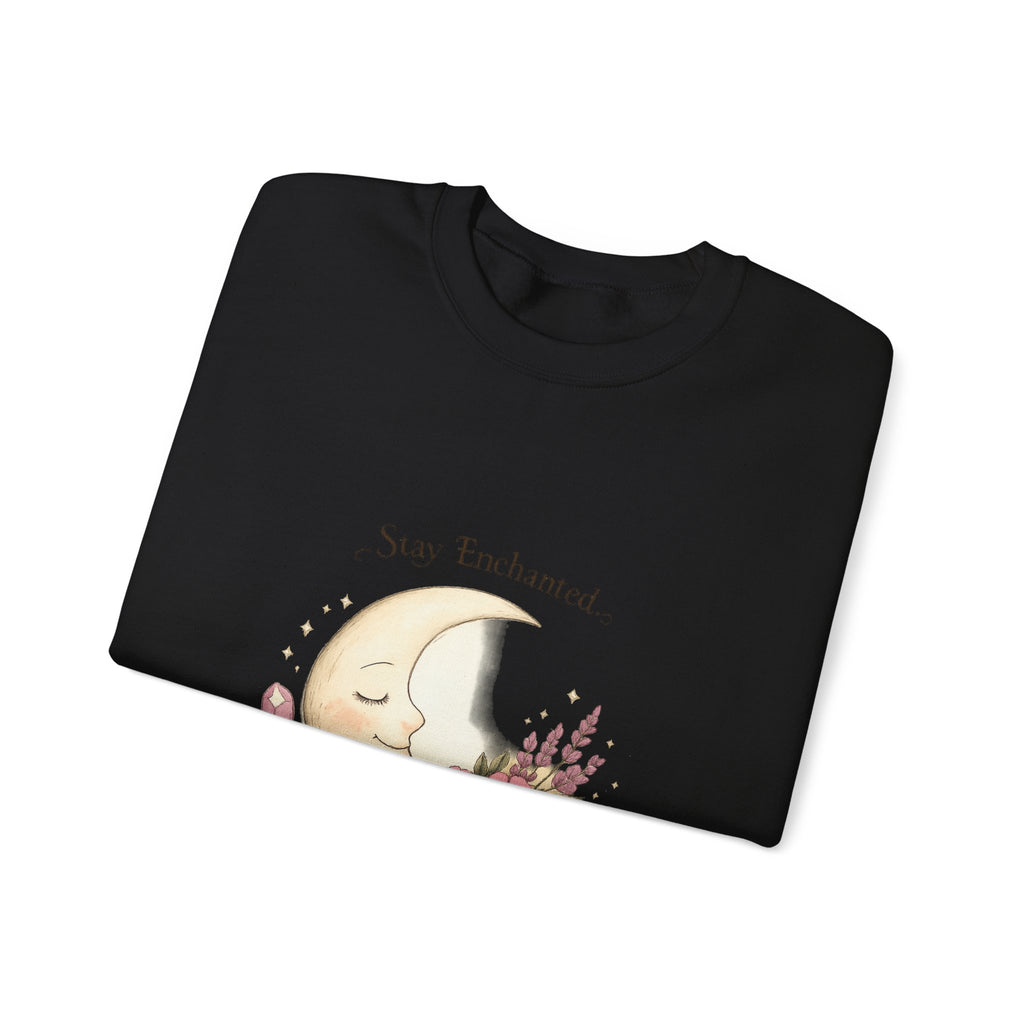 Women's Moon Floral Sweatshirt - Astrology Spiritual Design - 38$