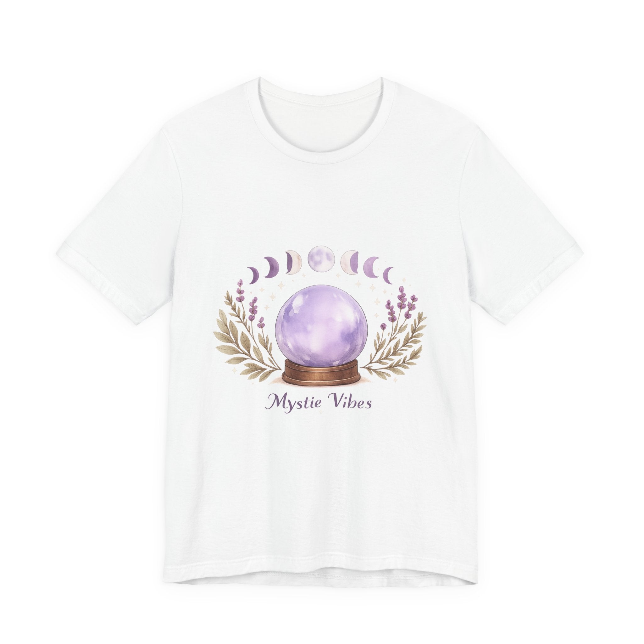 Women's Moon Phase Crystal Ball T-Shirt - Astrology & Spiritual - 28$