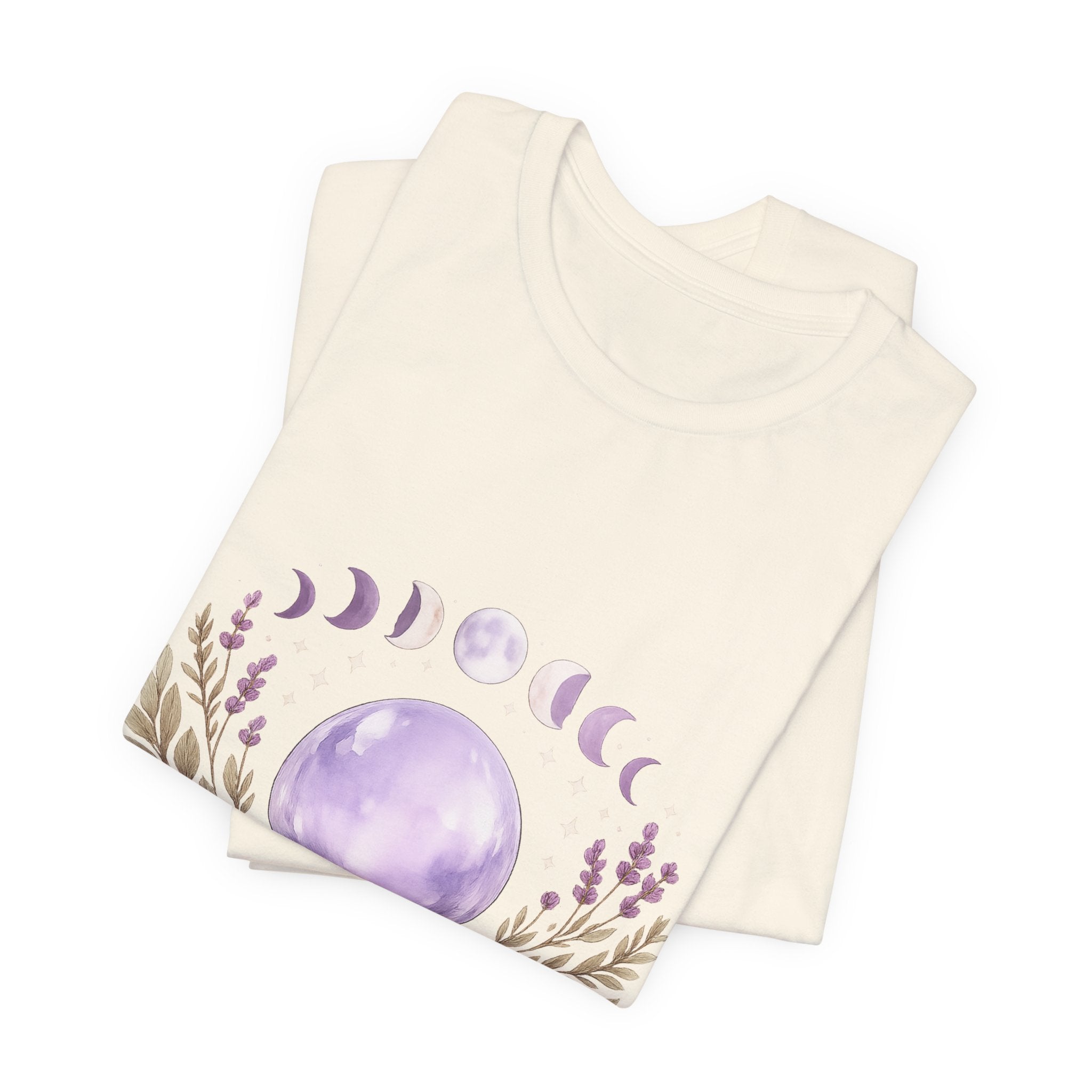 Women's Moon Phase Crystal Ball T-Shirt - Astrology & Spiritual - 28$