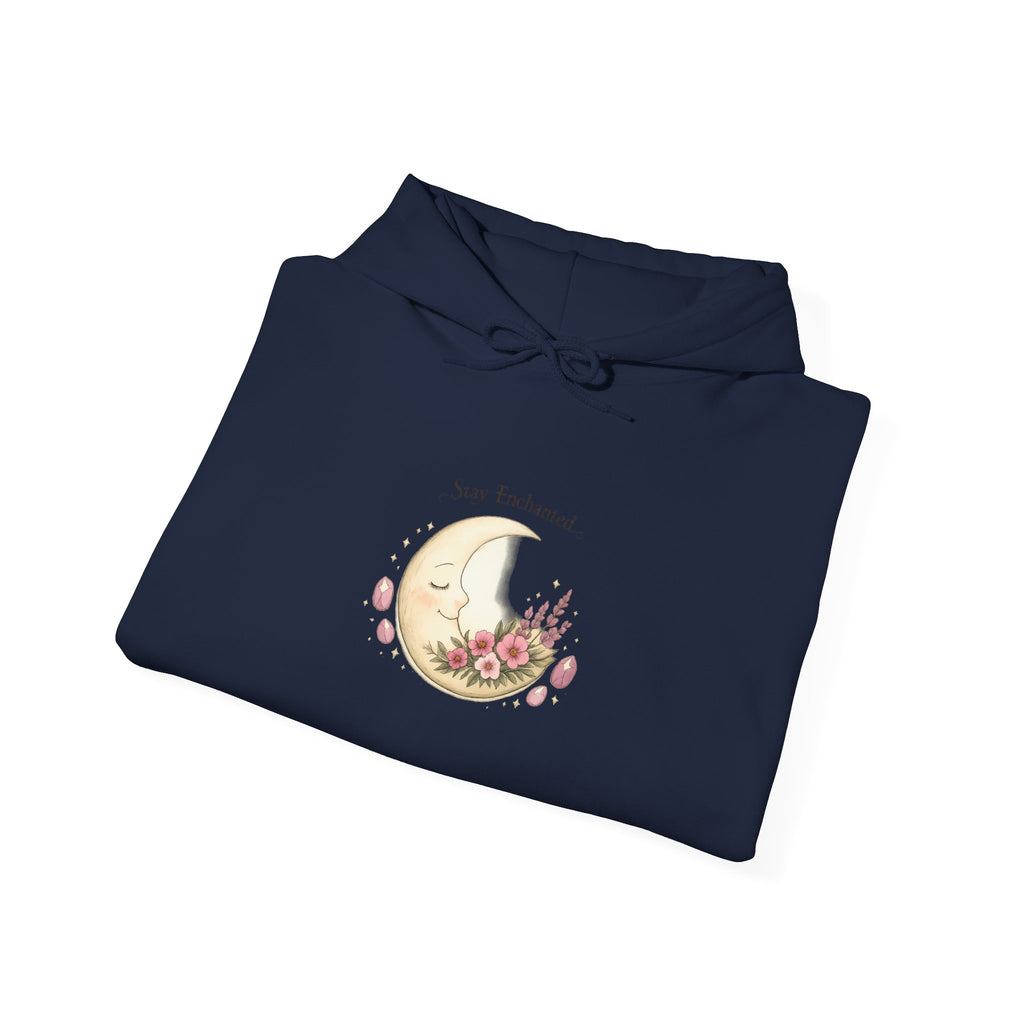 Women's Moon Floral Hoodie - Astrology Spiritual Design - 43$