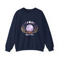 Women's Moon Phase Graphic Sweatshirt - Spiritual Astrology Design - 38$
