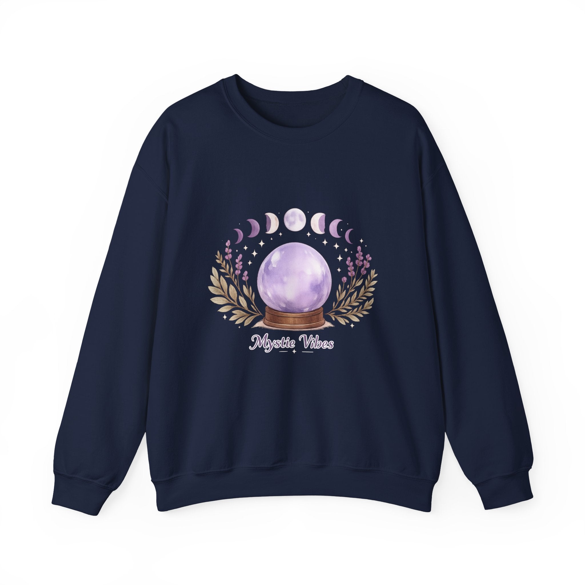 Women's Moon Phase Graphic Sweatshirt - Spiritual Astrology Design - 38$