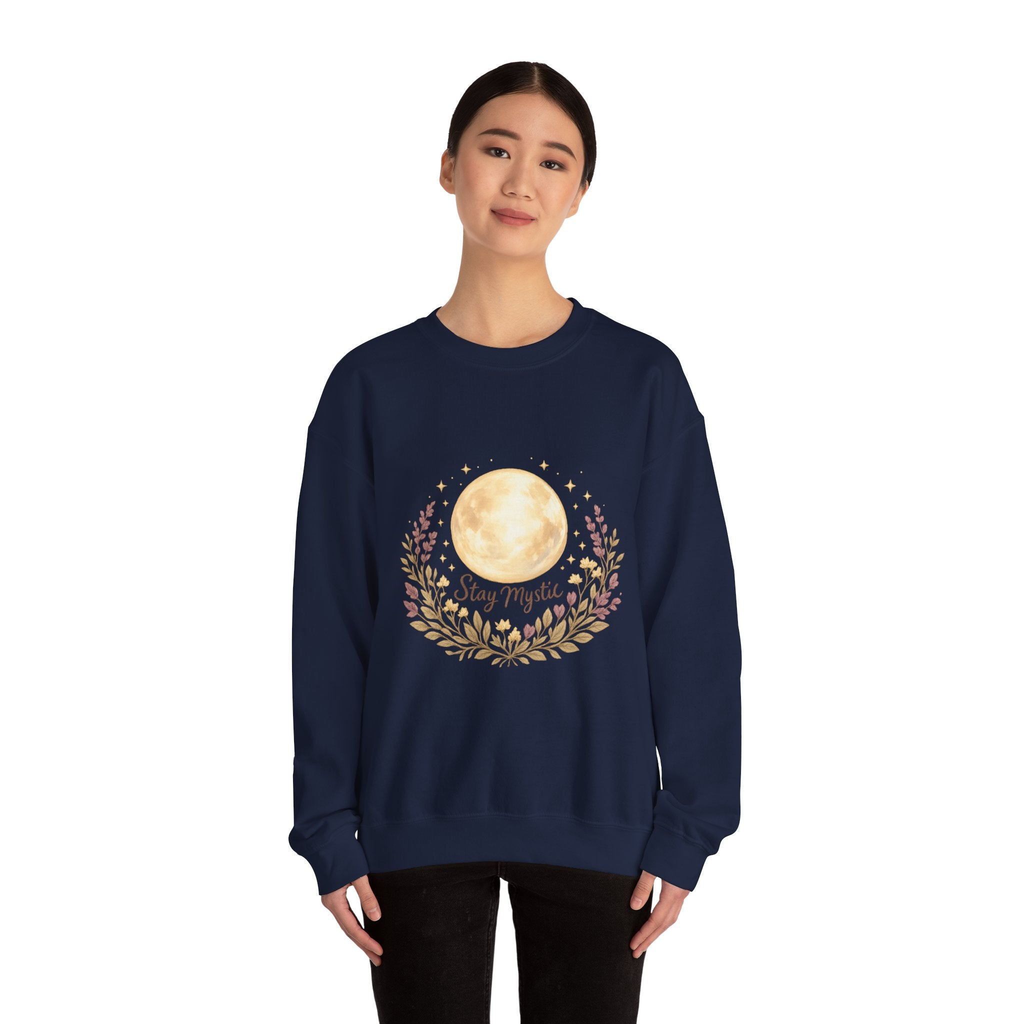 Women's Full Moon Phase Sweatshirt - Astrology & Spiritual - 38$