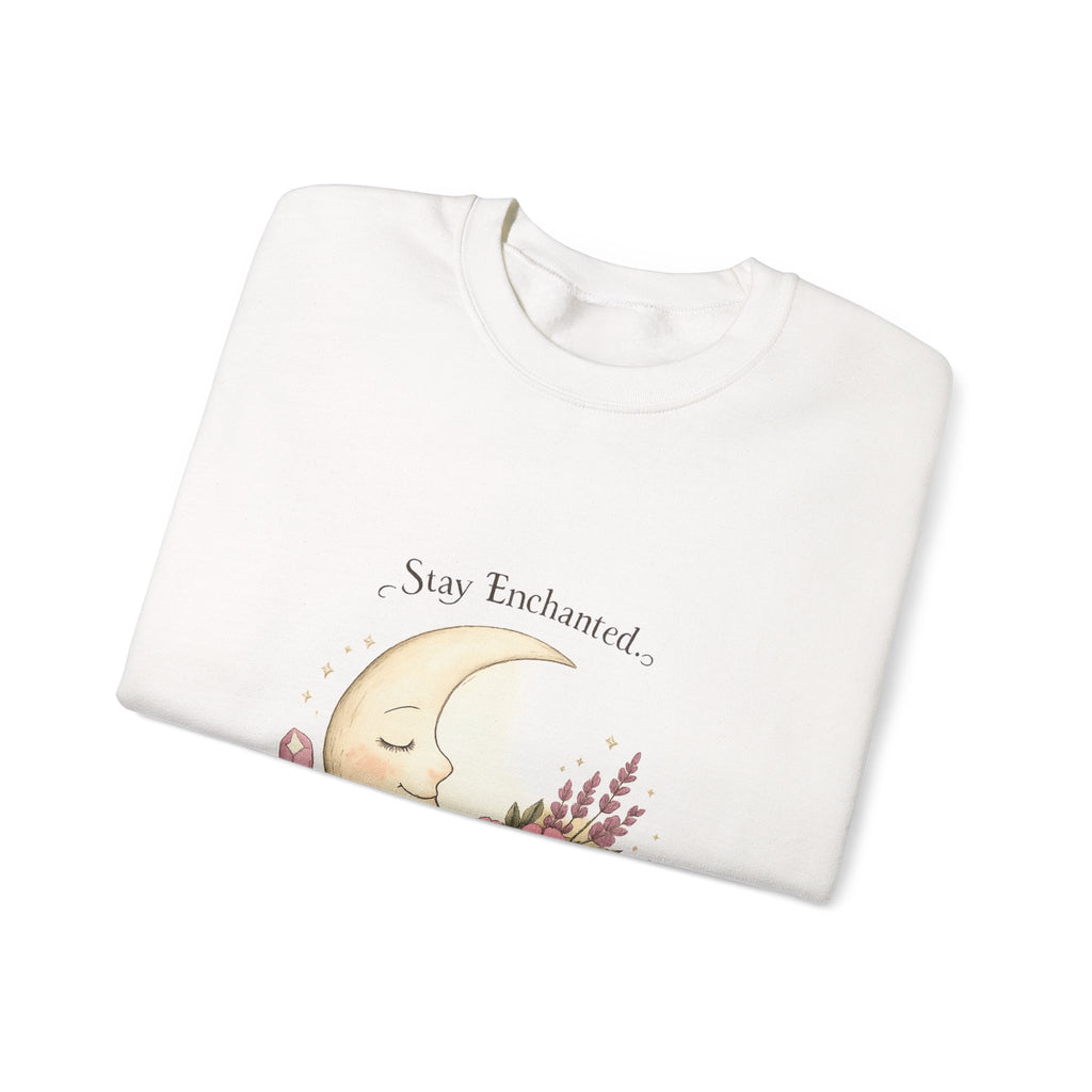 Women's Moon Floral Sweatshirt - Astrology Spiritual Design - 38$