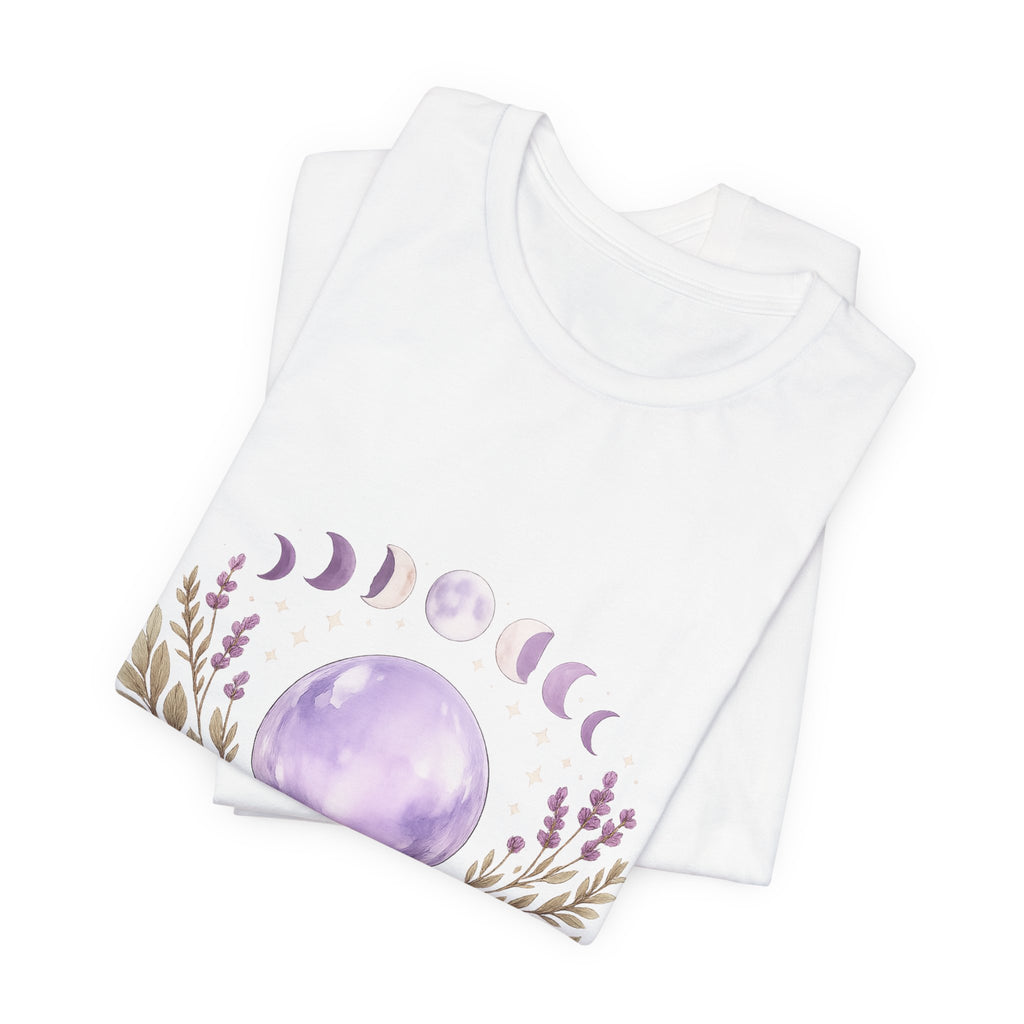 Women's Moon Phase Crystal Ball T-Shirt - Astrology & Spiritual - 28$
