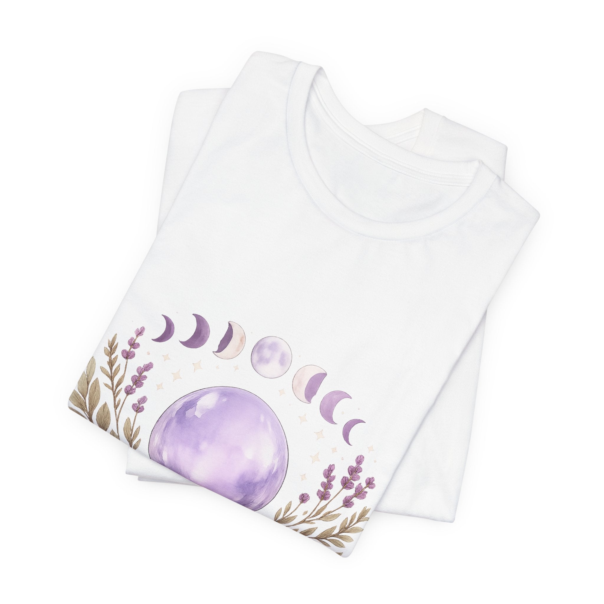 Women's Moon Phase Crystal Ball T-Shirt - Astrology & Spiritual - 28$