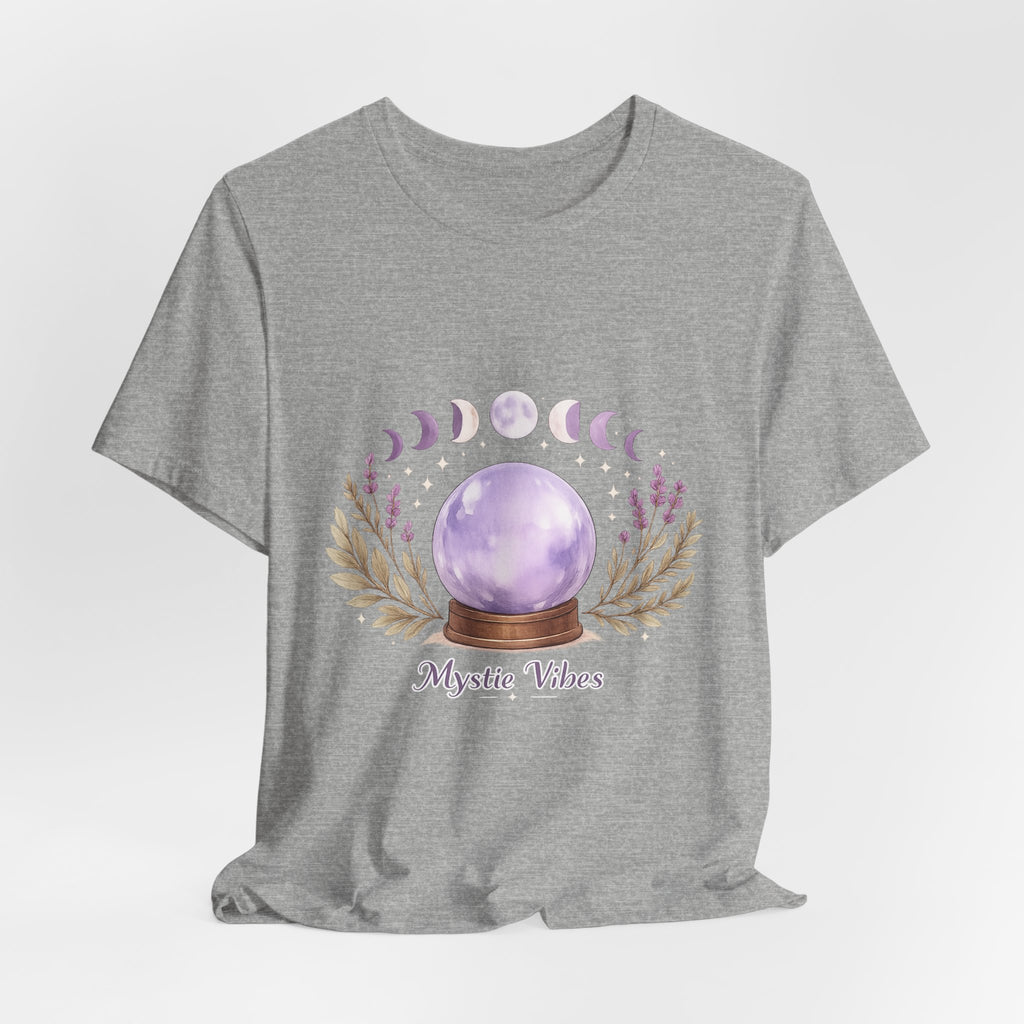 Women's Moon Phase Crystal Ball T-Shirt - Astrology & Spiritual - 28$