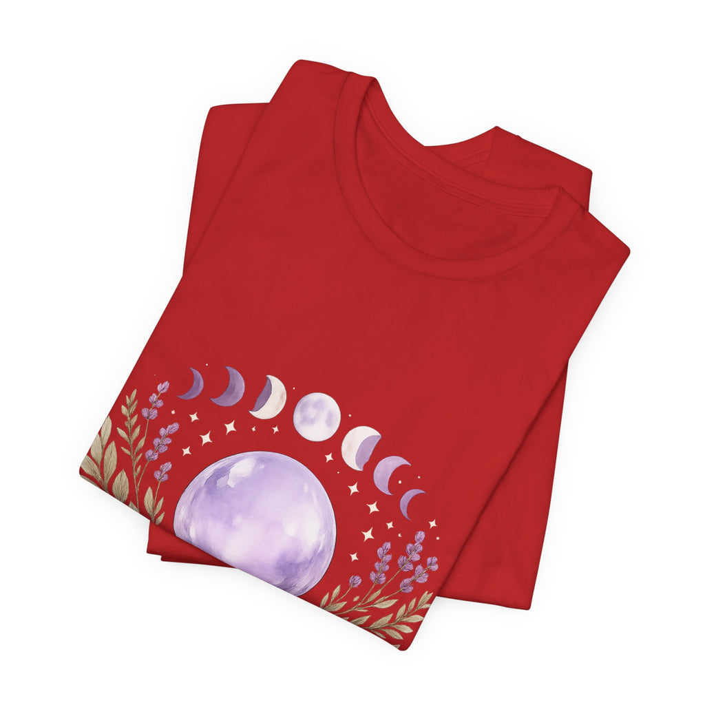 Women's Moon Phase Crystal Ball T-Shirt - Astrology & Spiritual - 28$