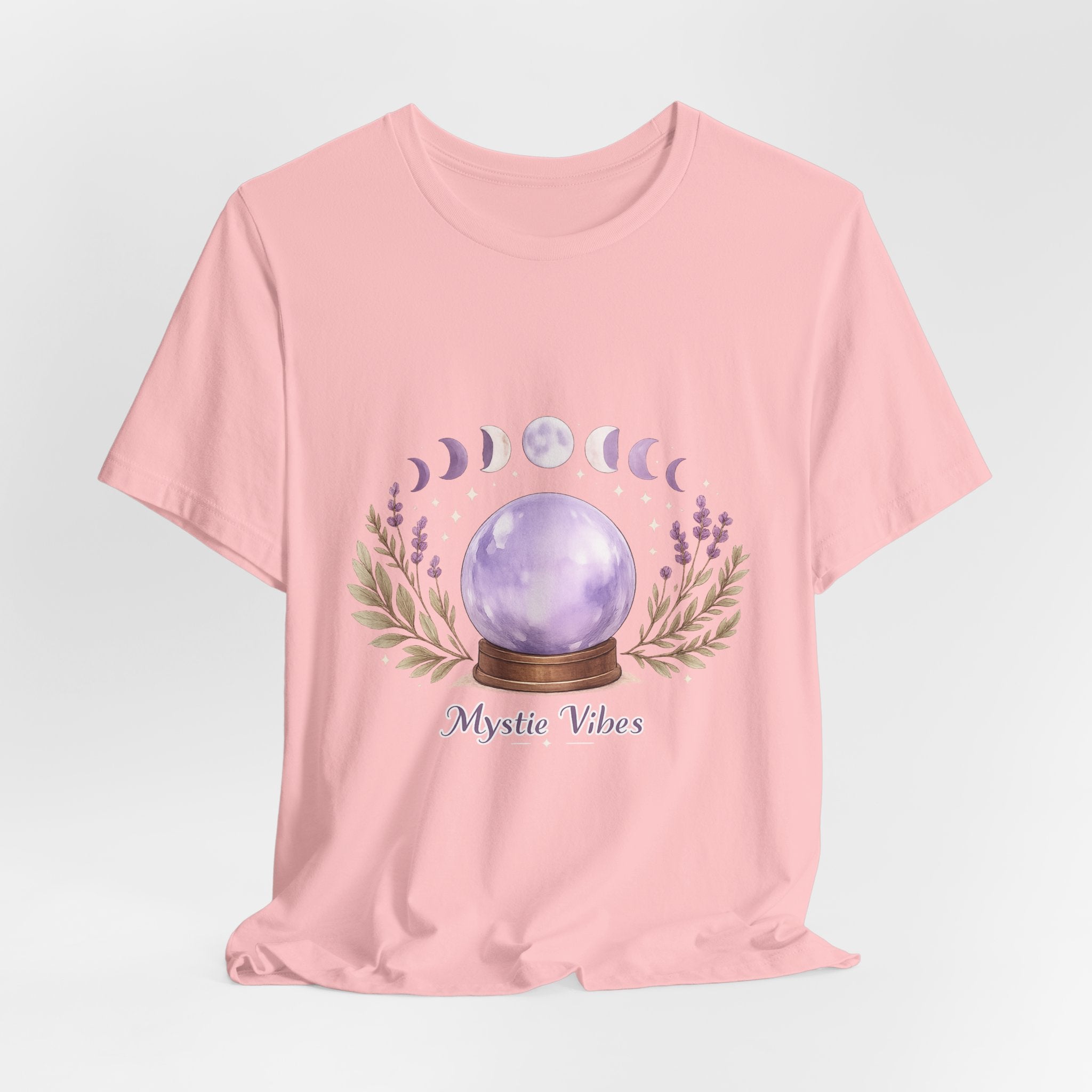 Women's Moon Phase Crystal Ball T-Shirt - Astrology & Spiritual - 28$