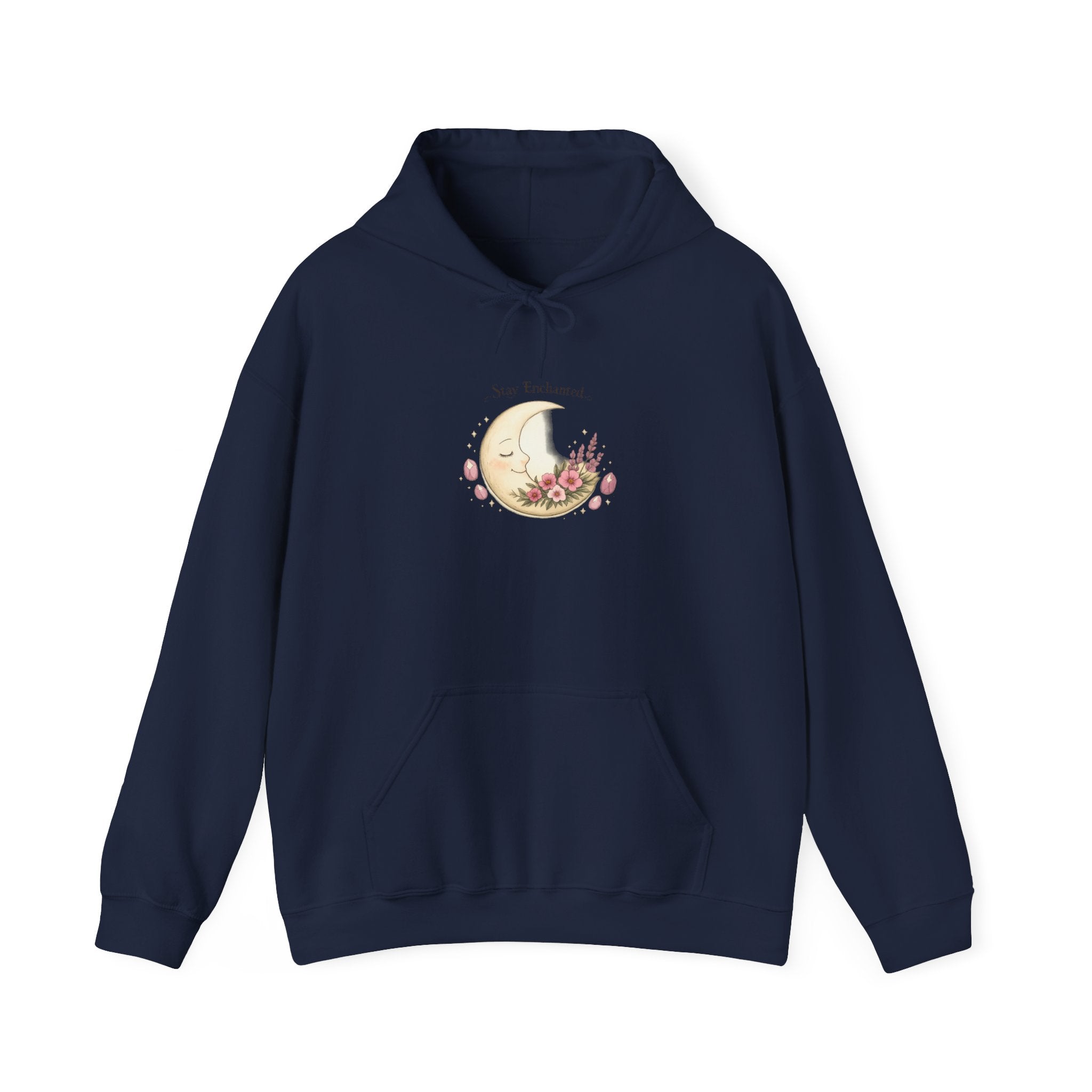 Women's Moon Floral Hoodie - Astrology Spiritual Design - 43$