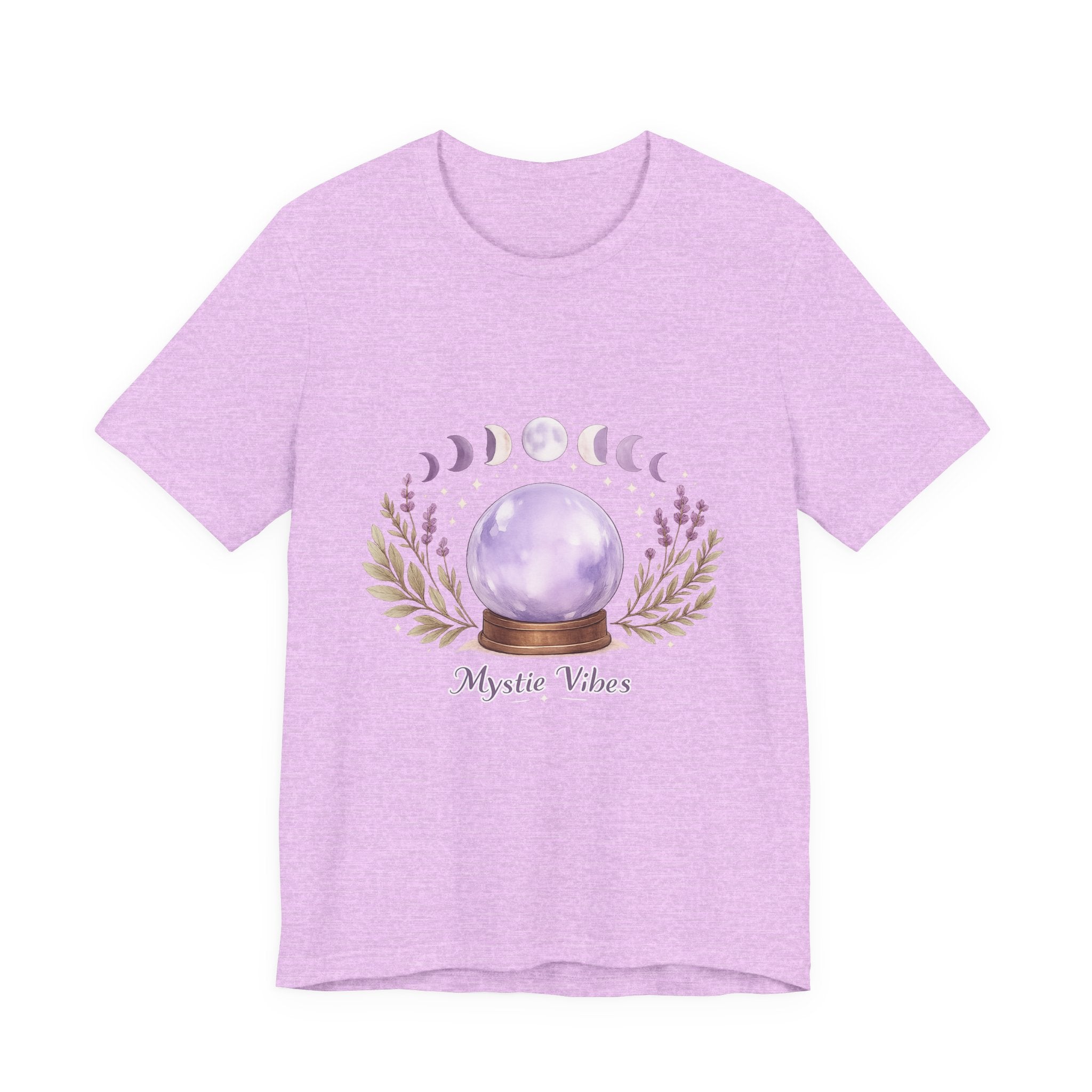 Women's Moon Phase Crystal Ball T-Shirt - Astrology & Spiritual - 28$