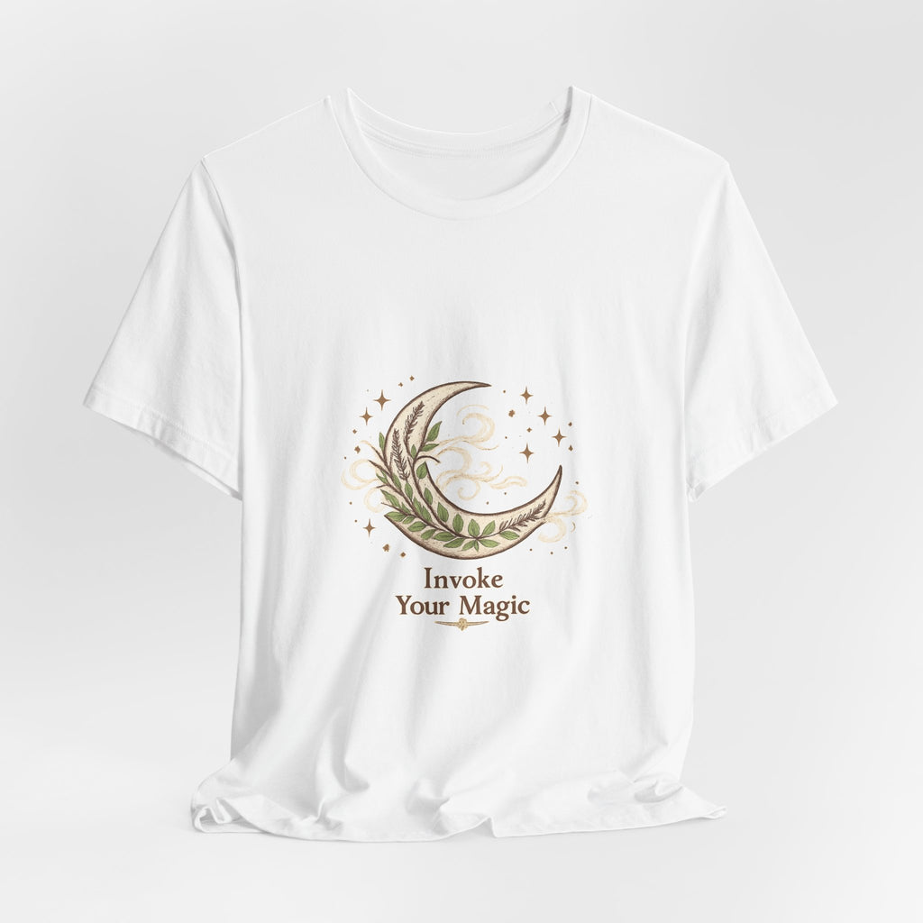 Women's Crescent Herbal Moon Phase T-Shirt - Astrology & Spiritual - 28$