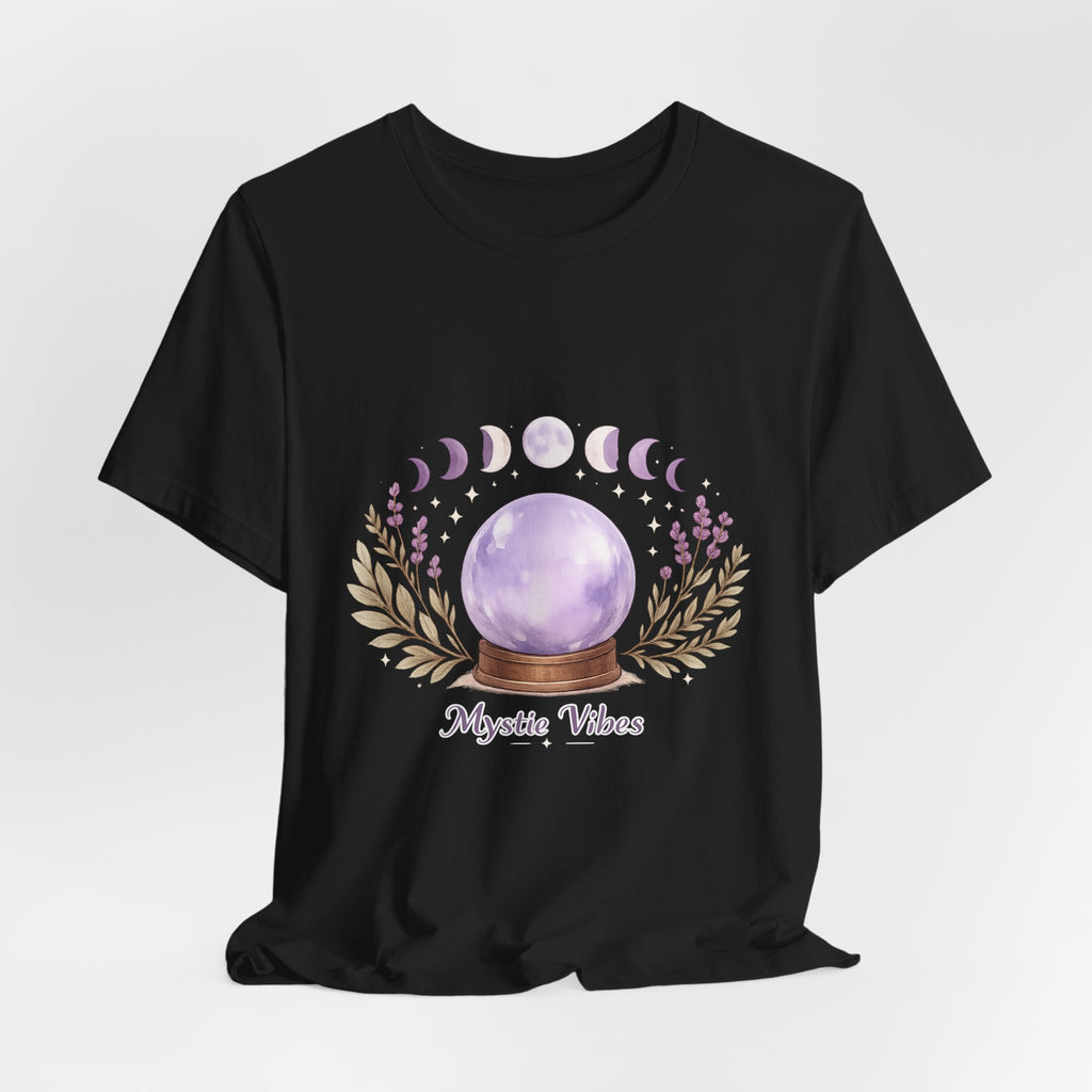 Women's Moon Phase Crystal Ball T-Shirt - Astrology & Spiritual - 28$