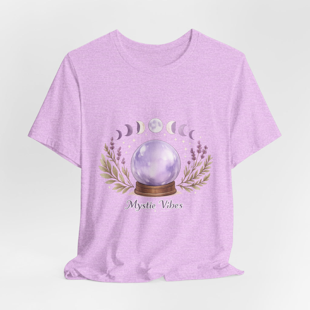 Women's Moon Phase Crystal Ball T-Shirt - Astrology & Spiritual - 28$