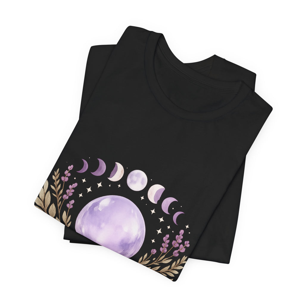 Women's Moon Phase Crystal Ball T-Shirt - Astrology & Spiritual - 28$