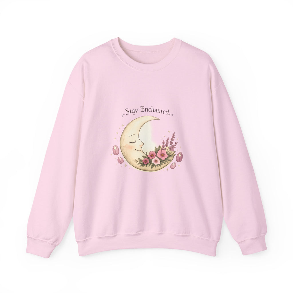 Women's Moon Floral Sweatshirt - Astrology Spiritual Design - 38$