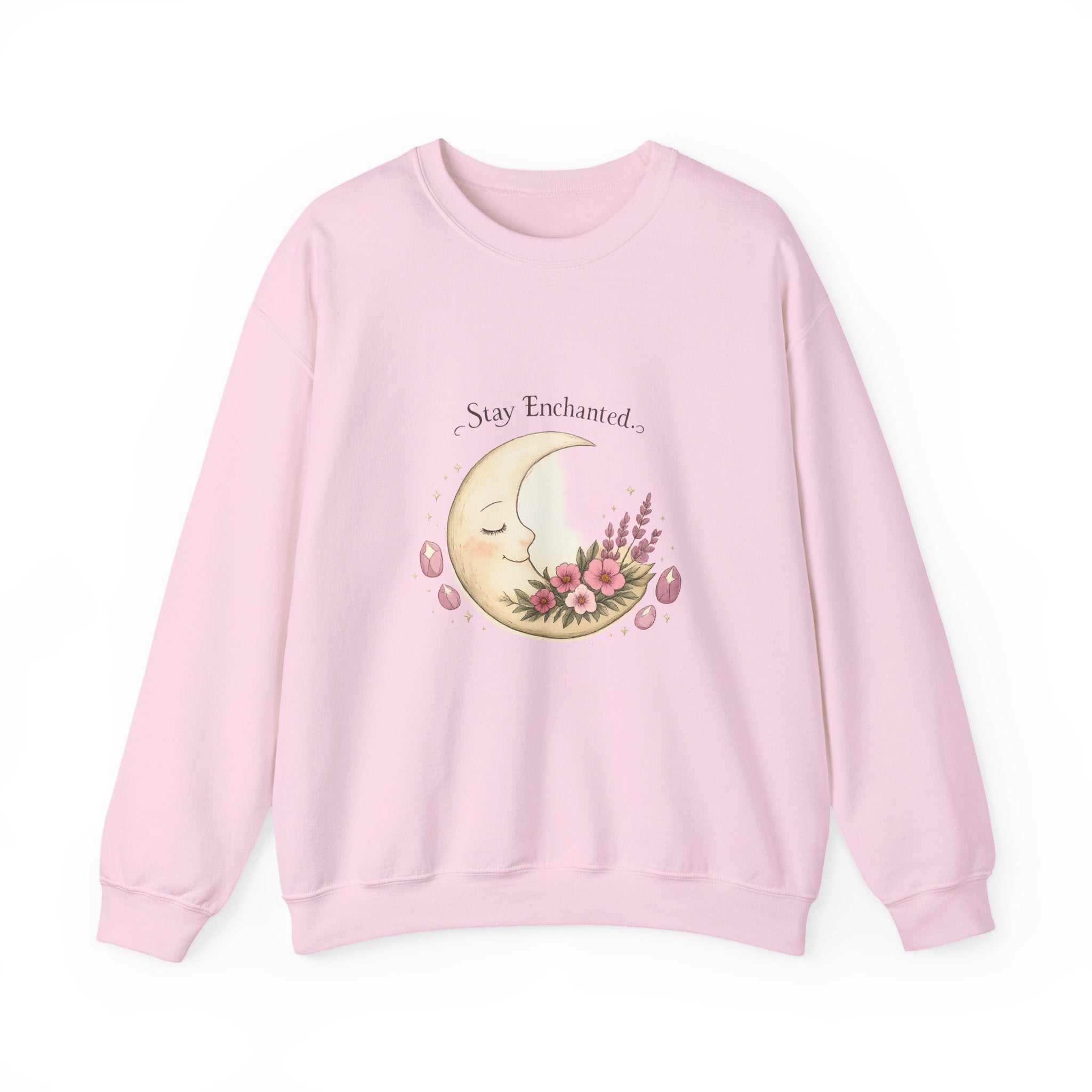 Women's Moon Floral Sweatshirt - Astrology Spiritual Design - 38$