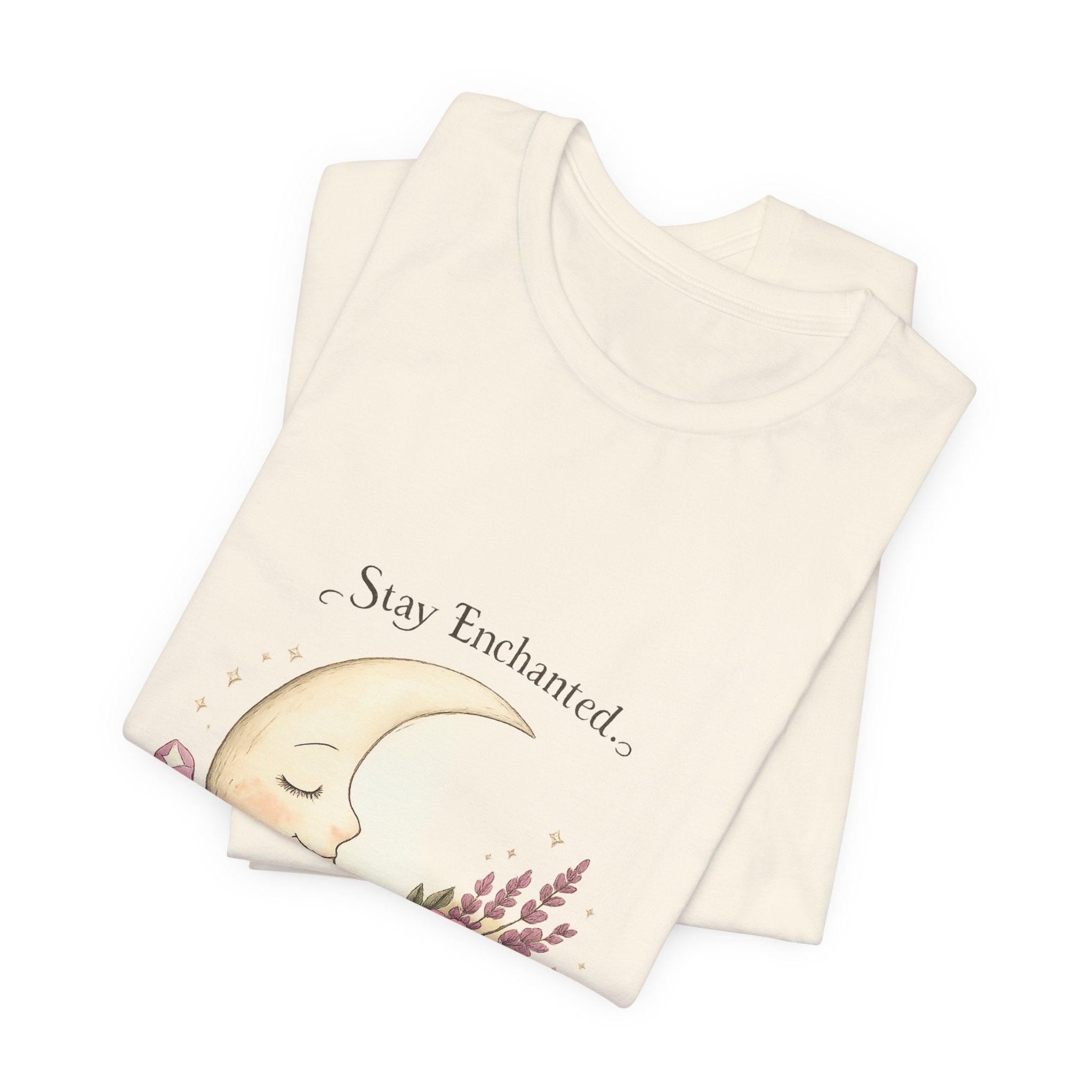 Women's Crescent Floral Moon Phase T-Shirt - Astrology & Spiritual - 28$