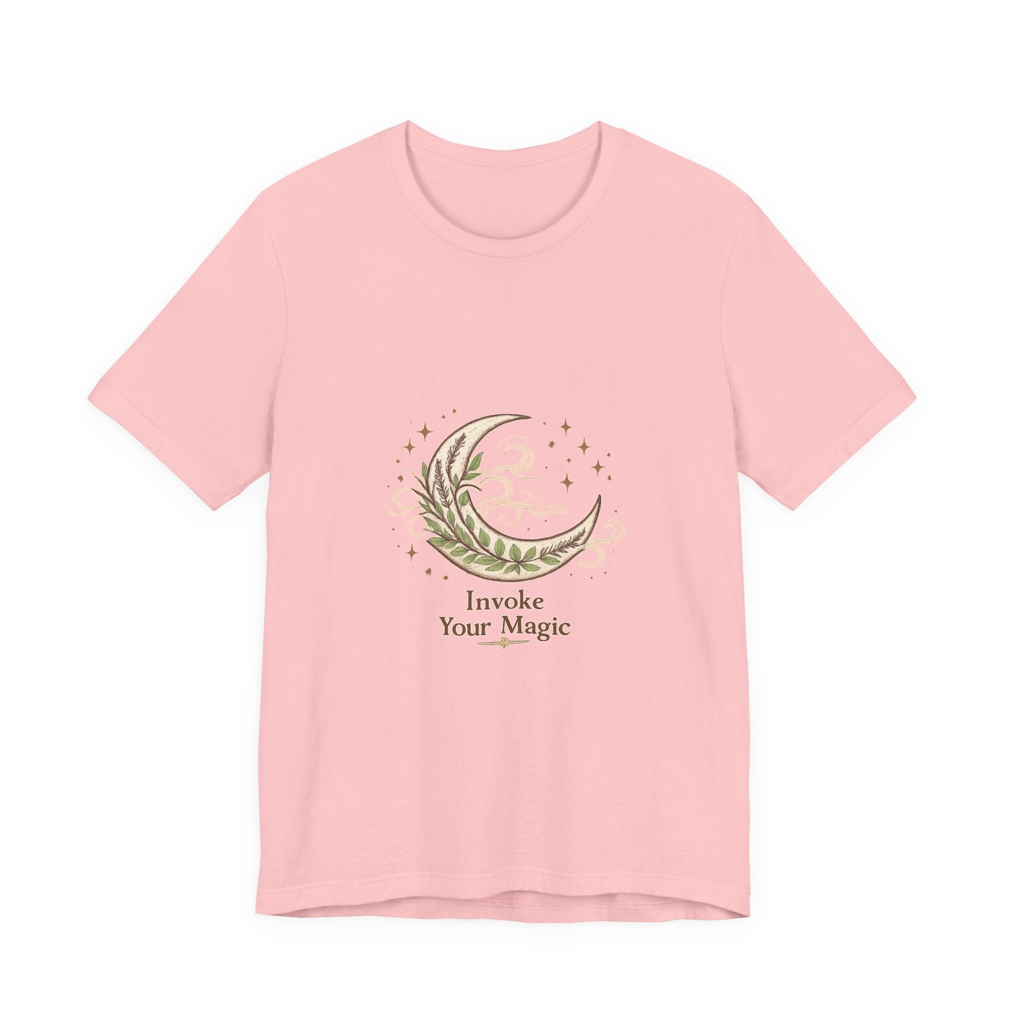 Women's Crescent Herbal Moon Phase T-Shirt - Astrology & Spiritual - 28$