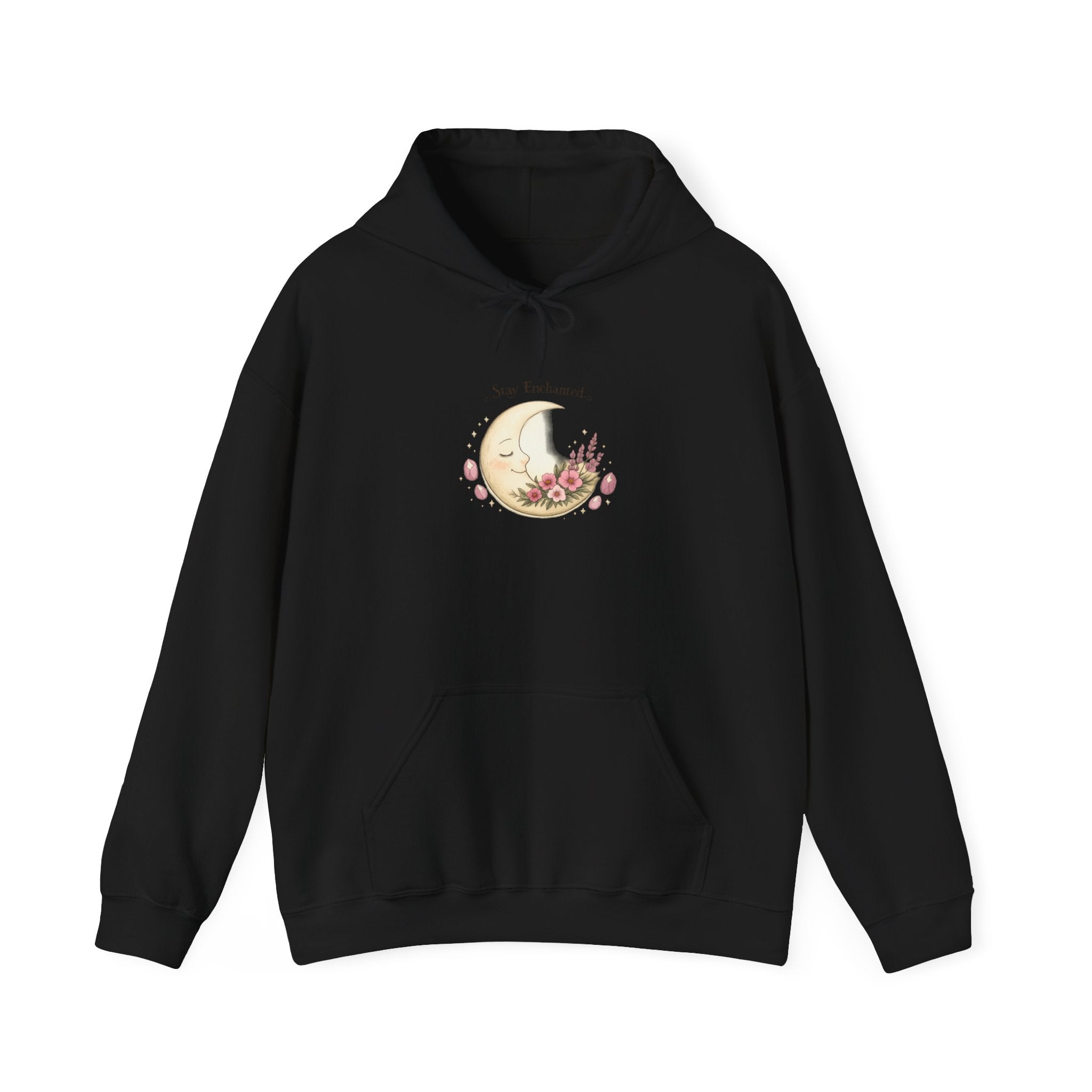 Women's Moon Floral Hoodie - Astrology Spiritual Design - 43$