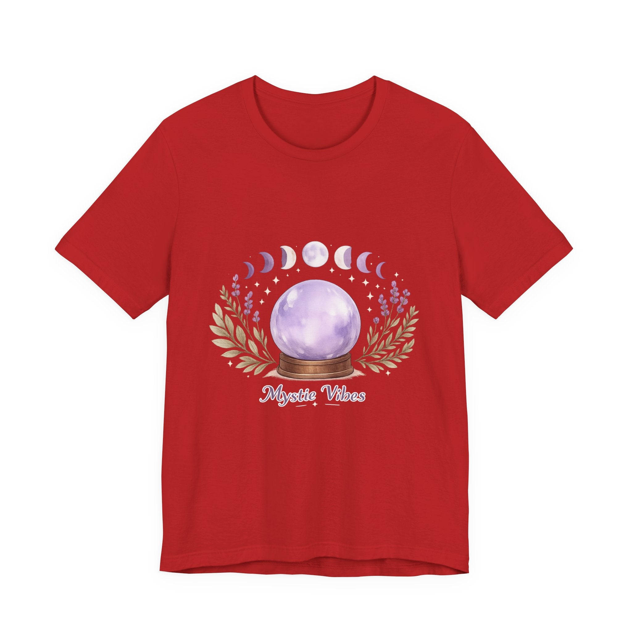 Women's Moon Phase Crystal Ball T-Shirt - Astrology & Spiritual - 28$